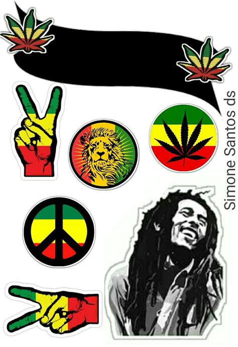 Bolo Rasta Rasta Cake Bolos Bob Marley Arte Bob Marley Diy Cake