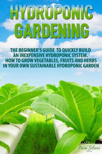 Hydroponic Gardening The Beginner S Guide To Quickly Build An