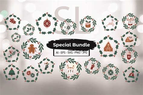 Christmas in July Decorations Bundle Bundle · Creative Fabrica