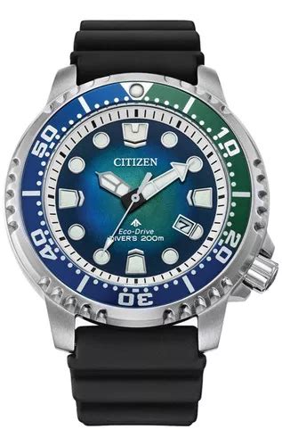 Reloj Citizen 61706 Bn0166 01l Promaster Diver Hombre Wr200 Color De La Correa Negro Color Del