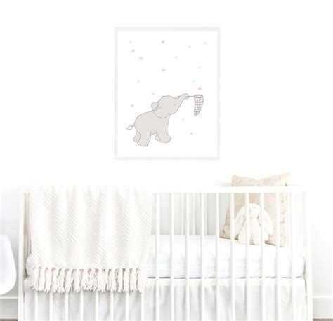 Stars Moon Nursery Baby Art Stars Moon Baby Girl Nursery Decor - Etsy