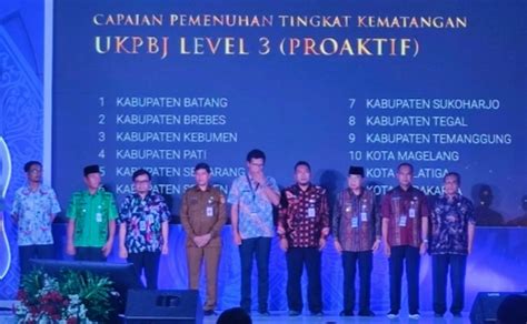 Brebes Raih Penghargaan Prestasi Level 3 Ukpbj Proaktif Cirebon Online