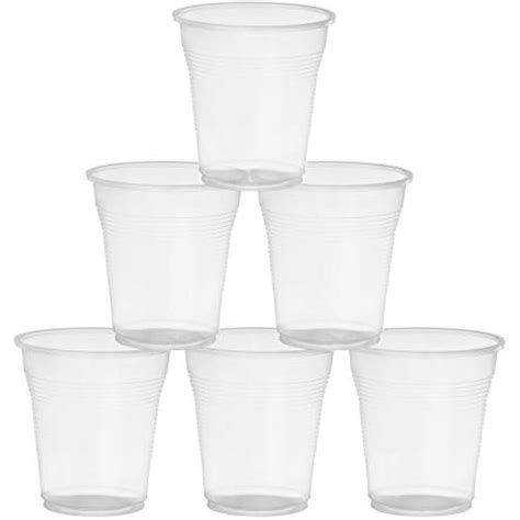 Clear Plastic Cups Disposable 5 Oz. In Bulk, Tested " Proven Crack ...