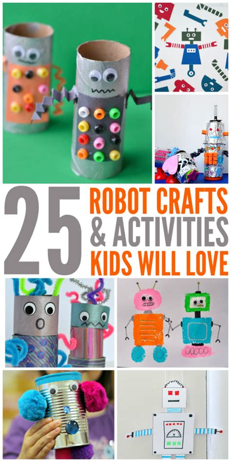 25 Robot Crafts and Activities for Kids | The Taylor House