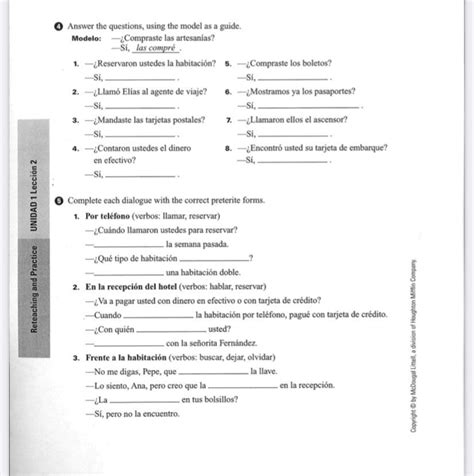 Vocabulario A Unidad 3 Leccion 1