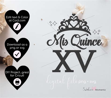 Quinceanera Champagne Glass Svg Personlized Mis Xv Anos Champagne