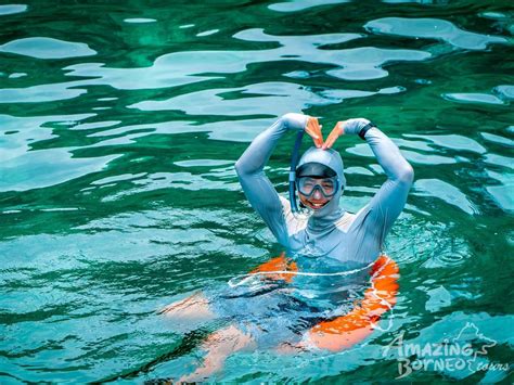 Fun Boat Snorkeling Island Visit Amazing Borneo Tours