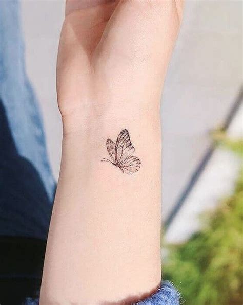 Small Butterfly Tattoos On Wrist