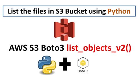 How To List Files In S3 Using Python Aws S3 Python Boto3 Step By Step Tutorial Youtube