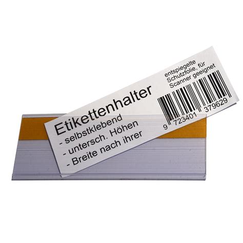 Selbstklebende Etikettenhalter F R Einstecketiketten