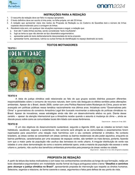 Simulado De Redação Online Grátis - Grátis: Tema de redação do simulado online - Material Claro e Objetivo ...