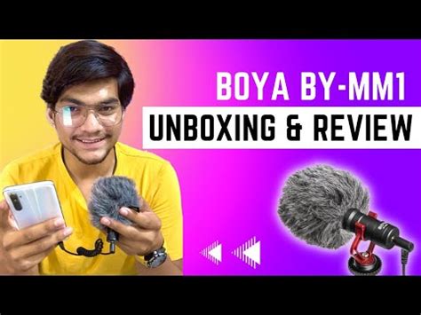 Boya By Mm Mic Unboxing Review Cheap And Best Mic For Vlogging