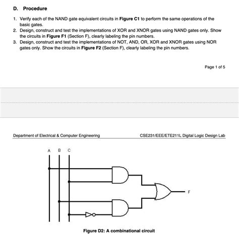 Solved Lab 2: Universal Gates A. Objectives Understand the | Chegg.com