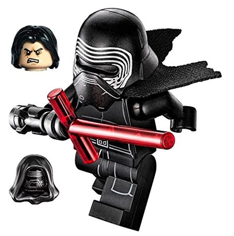 LEGO Star Wars Minifigure - Kylo Ren Complete with Helmet Hood Hair ...