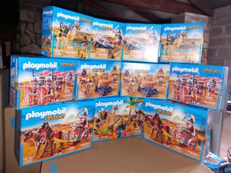 Playmobil Set History Bundle Romans Egyptians