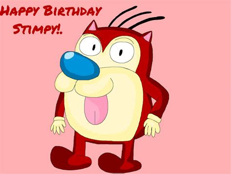 Happy Birthday Stimpy by Moonlight-Geek-Girl on DeviantArt