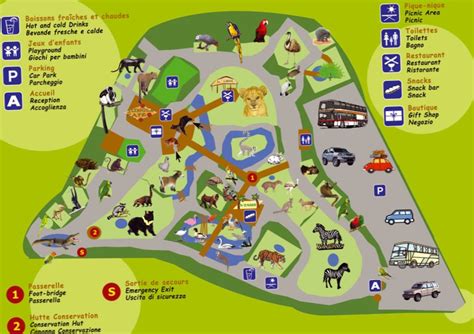 Granby Zoo Park Map