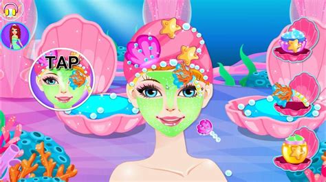 Satisfying Video Mermaids Makeover Salon Treatment With Game Learn