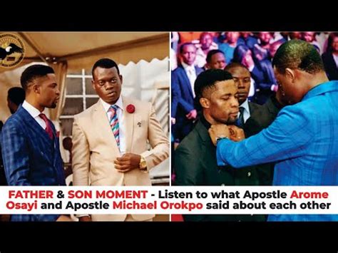 LISTEN TO WHAT APOSTLE AROME OSAYI APOSTLE MICHAEL OROKPO SAID ABOUT