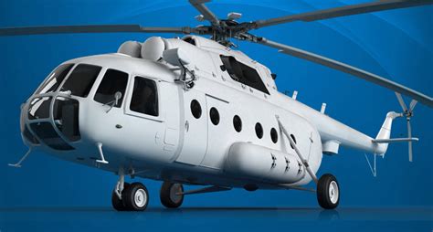 High-poly 3D model of MIL Mi-8 helicopter - Headliner