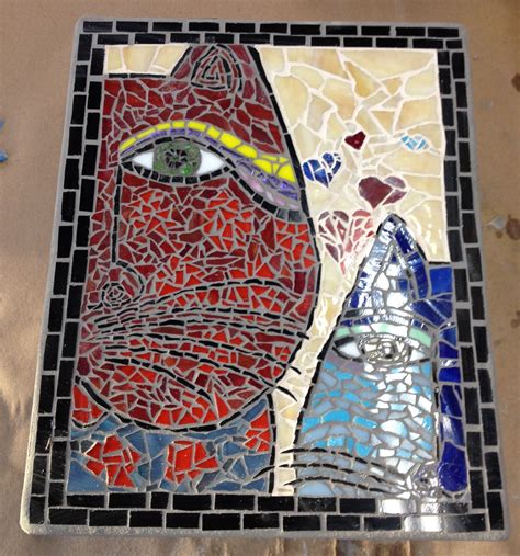 This Fun Whimsical Mosaic Was Inspired By The Artwork Of Laurel Birch