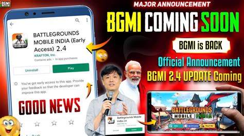 Biggest News Bgmi Unban Soon Official Krafton Announcement Bgmi