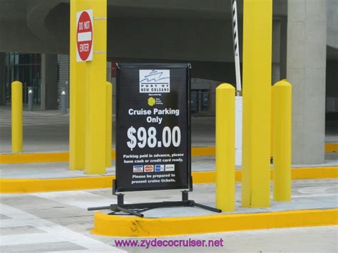 New Orleans Erato Street Cruise Terminal Parking The Cost Is Now 16 Day