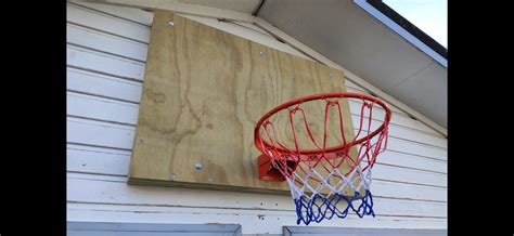 How To Mount A Basketball Backboard On A Garage Roof At Laura Wyrick Blog