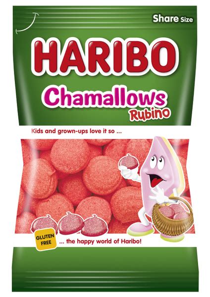 Суфле маршмеллоу HARIBO Ягодный Шамеллоус Chamallows Rubino 175г