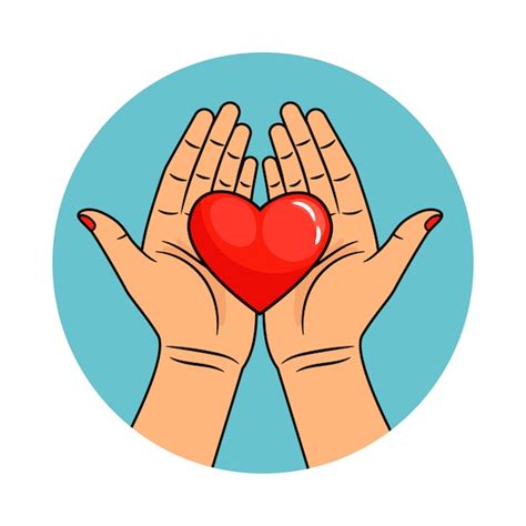 Premium Vector Hands And Heart