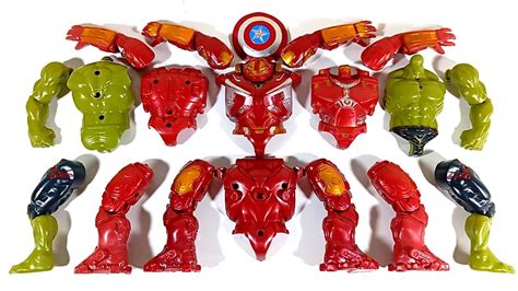 Assemble Marvel S Toys Hulk Buster Vs Hulk Smash Vs Iron Buster