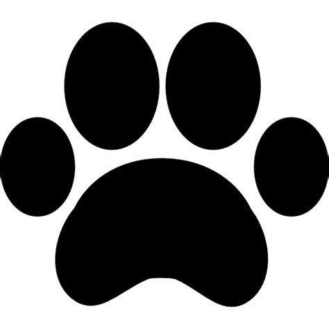 Free Icon Paw Print Outline