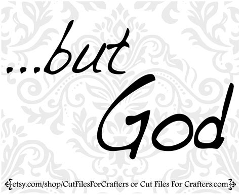 But God Svg Who But God Svg Christian Svg Christian Etsy