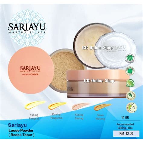 Sariayu Loose Powder Energizing Aromatic Bedak Tabur Gr Shopee