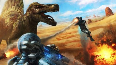 Free Games Win A Steam Key For Multiplayer Dino Horde Shooter Orion