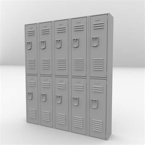 Locker V D Model Cgtrader