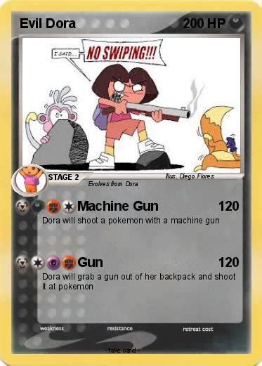 Pokémon Evil Dora 32 32 - Machine Gun - My Pokemon Card