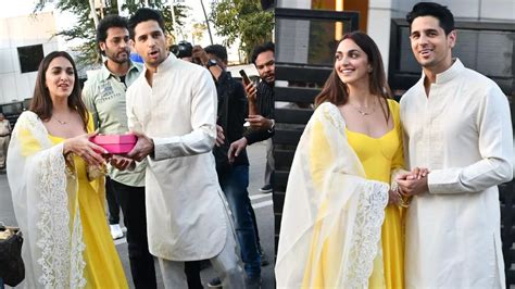 Watch Newlyweds Sidharth Malhotra And Kiara Advani S First Appearance