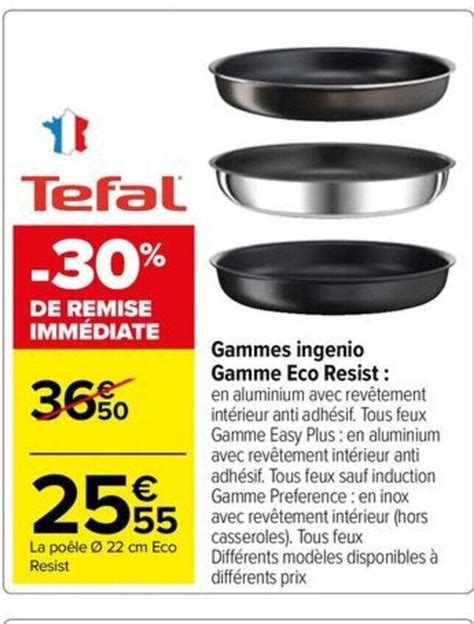 Promo Gammes Ingenio Gamme Eco Resist Chez Carrefour Drive