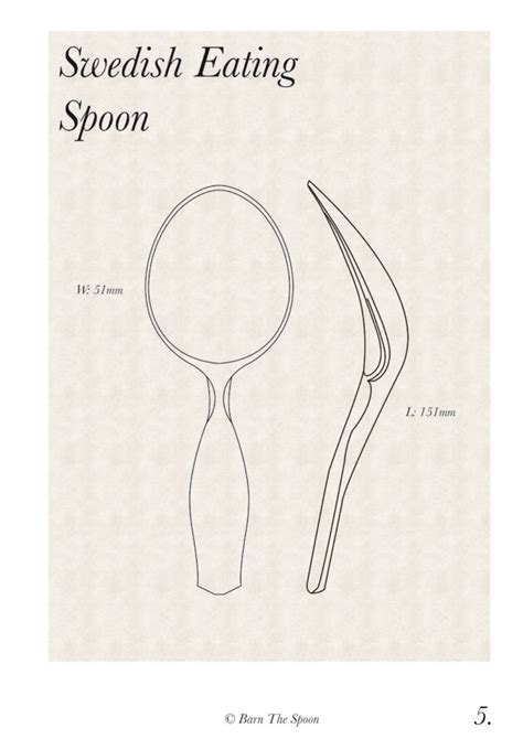 Printable Spoon Carving Templates