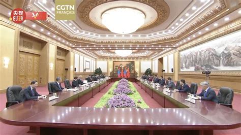 Xi Jinping Rencontre Le Pr Sident Mongol Ukhnaa Khurelsukh Cgtn