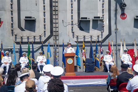 DVIDS - News - USS Nimitz (CVN 68) Holds Change of Command