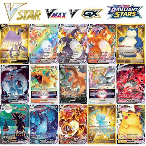 Acquista Nuove Carte Pokemon Brillante VSTAR GX EX VMAX MEGA TAG TEAM