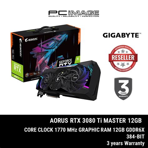 Gigabyte Aorus Geforce Rtx 3080 Ti Master 12gb Gddr6x 384bit Graphic