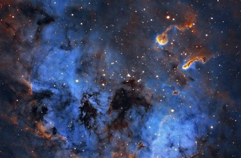 Ic Tadpole Nebula In Hubble Palette Sky Telescope Sky Telescope