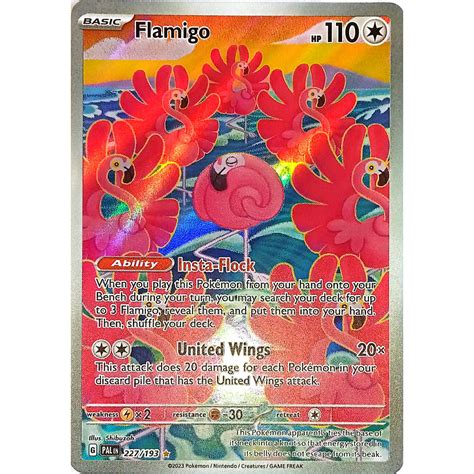 Pokemon TCG Flamigo 227 193 Paldea Evolved Rare Full Art Shopee