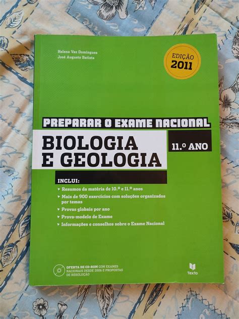 Livro Preparação Exame Biologia e Geologia Mafra OLX Portugal