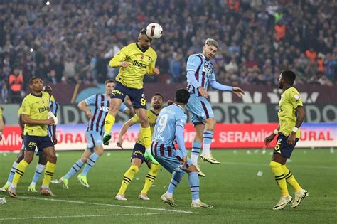 Usta Yazardan Trabzonspor Fenerbahçe Maçı Yorumu Trabzonspor