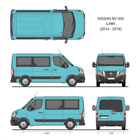 Nissan Nv400 Passenger Van L1h1 2014 2019 Editorial Stock Image