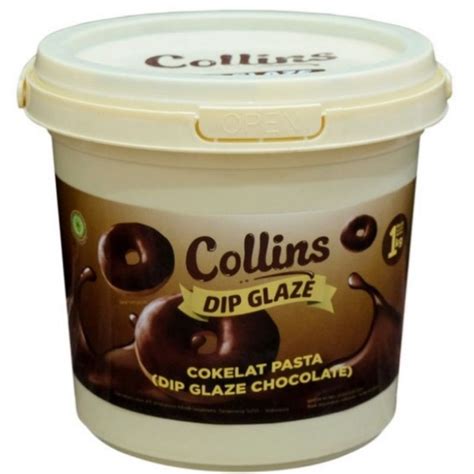 Jual Collins Dip Glaze Chocolate Kg Shopee Indonesia